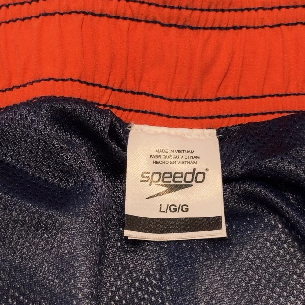 Speedo Men's Active Flex Swim E-Board Shorts Size Large Multicolored 10